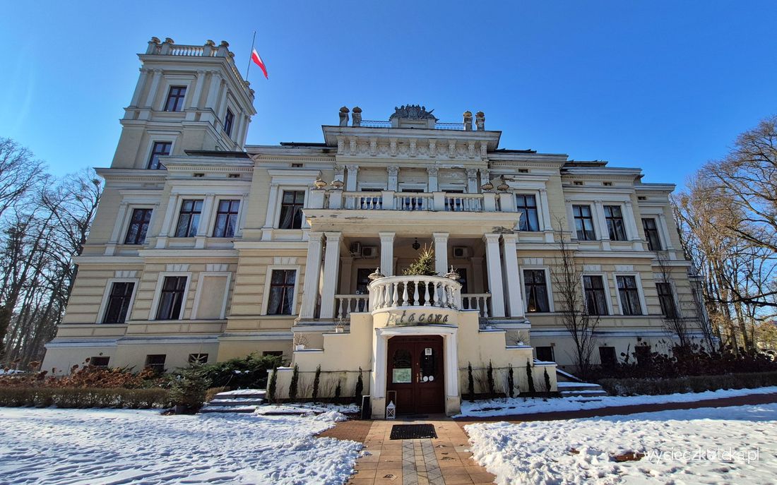 Neorenesansowy pałac w Biedrusku niedaleko Poznania. Muzeum wojskowe i Narodowy Panteon Powstania Wielkopolskiego